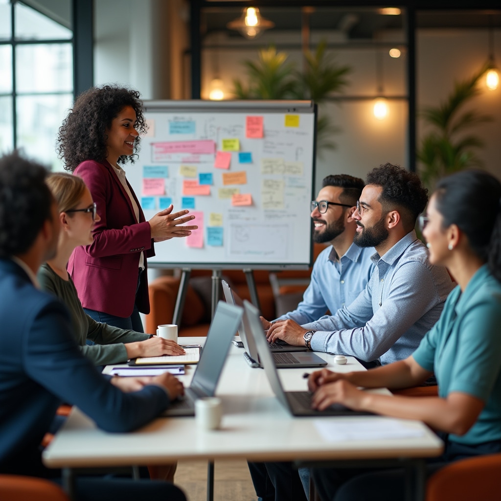Sesiune de colaborare în echipă
